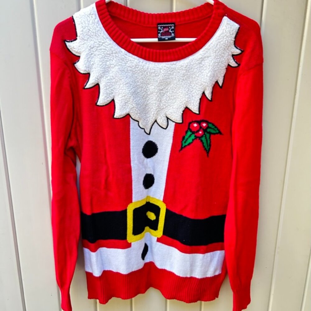 Santa Christmas Sweater Size Medium